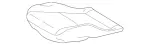 2039105546 - Driver Seat: Outer Cover for Mercedes-Benz: C230, C240, C280, C32 AMG, C320, C350, C55 AMG Image