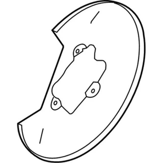 8A8Z2C028A - : 2009-2012 Ford Splash Shield for Ford: Flex, Taurus | Lincoln: MKS, MKT Image