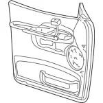 3L2Z7823943AAB - Body: Door Trim Panel for Ford: Explorer Sport Trac Image