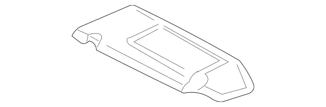 22081007101A21 - Body: Sun-visor for Mercedes-Benz Image