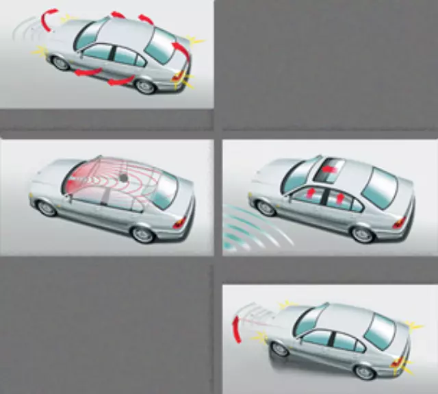 51167892263 - Interior: Security Interior Mirror With Alarm Led for BMW Image