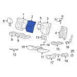 7L3Z18644A22AC - Body: Armrest Assembly for Ford: F-150 Image