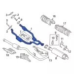 LK4Z5F250N - : Catalytic Converter for Ford: Transit-150, Transit-250, Transit-350, Transit-350 HD Image