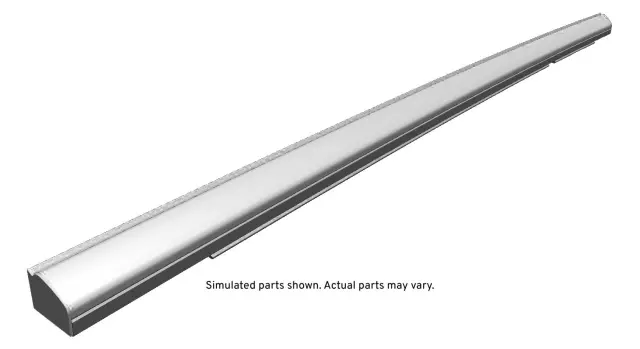 20902591 - Body: Passenger Side Rear Door Window Belt Molding for Buick: Enclave Image