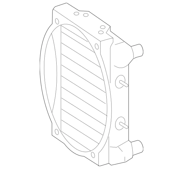 2115000400 - Cooling System: Oil Cooler for Mercedes-Benz Image