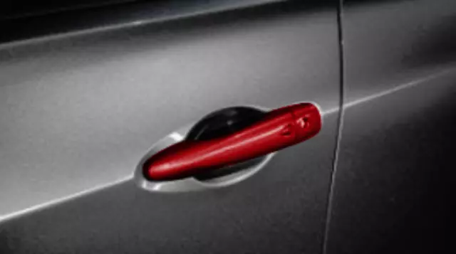 T99G85RL0D - Exterior: Door Handle Cover W/ I-Key, Red for Nissan Image