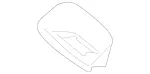 23191821003D92 - Body: Upper Cover for Mercedes-Benz Image