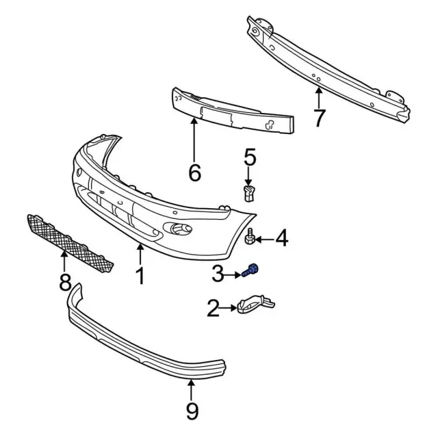 Floor Pan Splash Shield Screw - Ford (W700501S450B)