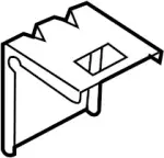 85244CG000 - Body: Rear Body Panel Bracket for Infiniti Image