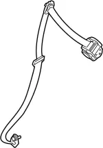 88845CL70B - Electrical: Belt &amp; Retractor for INFINITI: FX35, FX45 Image