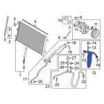 ML3Z19A834B - HVAC: Hose &amp; Tube Assembly for Ford: F-150 Image