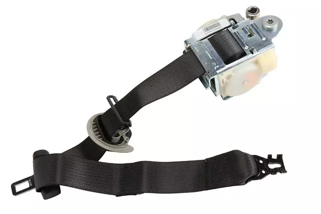 19332257 - : Black Driver Seat Belt With Retractor And Pre-Tensioner #19332257 for GM Image