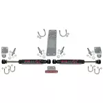 8204 - : 2007-2017 Jeep Wrangler JK/JKU Black Max Dual Steering Stabilizer Kit for Skyjacker Image