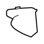 8A5Z17K709BA - Body: Front Trim for Lincoln: MKS Image