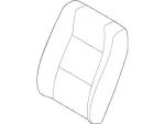 AL5Z1064416AB - Body: Seat Back Cover for Ford: Ranger Image