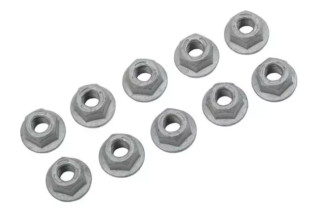 11516075 - : Multi-Purpose Nut for Buick: Enclave, Encore, LaCrosse, Reatta, Regal Sportback, Regal TourX, Verano | Cadillac: Allante, ATS, CT6, CTS, DeVille, ELR, LYRIQ, SRX, XT5 | Chevrolet: Camaro, Captiva Sport, Cruze, Equinox, Malibu, Sonic, Spark, Spark EV, SSR, Trailblazer, Trailblazer EXT, Traverse, Traverse Limited, Trax, Volt | GMC: Acadia, Envoy, Envoy XL, Terrain | Pontiac: Solstice | Saturn: Outlook, Sky Image