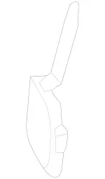 17288526239999 - Body: Tow Bracket Cover for Mercedes-Benz Image