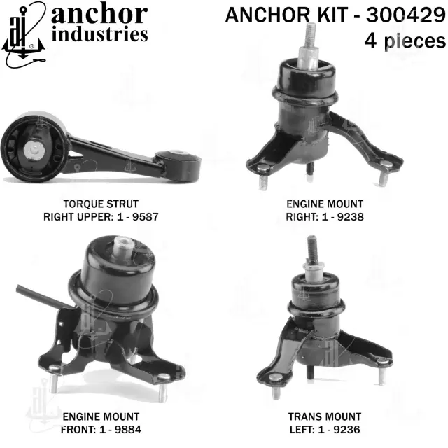300429 - Engines &amp; Components: Anchor Engine Mount Kit for Anchor Image