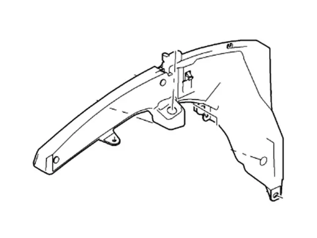 7S4Z17618A - Body: Washer Reservoir for Ford: Focus Image