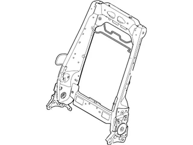 9U5Z9661019B - Body: Seat Back Frame for Ford: Flex Image
