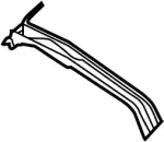 510707S030 - Body: Cross-member for INFINITI: QX56 Image