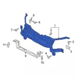 NK3Z8A284A - Body: Mount Panel for Ford: Transit-150, Transit-250, Transit-350, Transit-350 HD Image