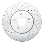63146038L - : DFC Brake Rotor - Drilled and Slotted - Silver for DYNAMIC FRICTION Image