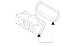 2025400673 - Electrical Equipment and Instruments: Holder for Mercedes-Benz: C220, C230, C280, C43 AMG Image