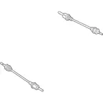 G3GZ4K139A - : Axle Assembly for Lincoln: Continental Image