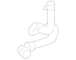 2425016858 - Radiator: Coolant Line for Mercedes-Benz Image