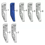 PC3Z16720AL - Body: Nameplate for Ford: F-250 Super Duty Image