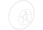 220423011264 - : Brake Disk for Mercedes-Benz: CL500, S430, S55 AMG Image