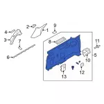 7L1Z7831013CC - Body: Quarter Trim Panel for Ford: Expedition Image