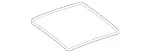 253782000064 - Sliding Sunroof: Seal, Sliding Sunroof for Mercedes-Benz: GLC300, GLC43 AMG, GLC63 AMG Image