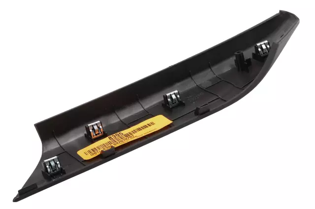 Jet Black Rear Driver Side Door Armrest Cover Trim - GM (23298395)