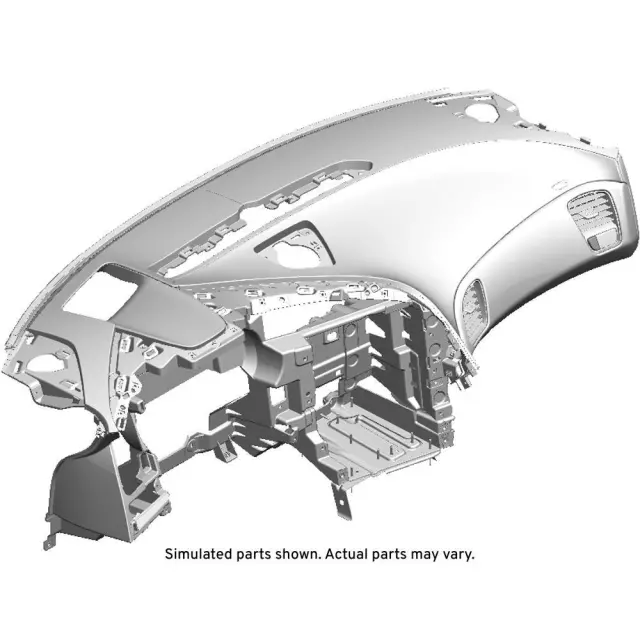 84614584 - : Jet Black Instrument Panel for GM Image