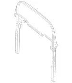 2178605000 - : Air Deflector for Mercedes-Benz: S 550, S 560, S 63 AMG&amp;reg;, S 65 AMG&amp;reg; Image