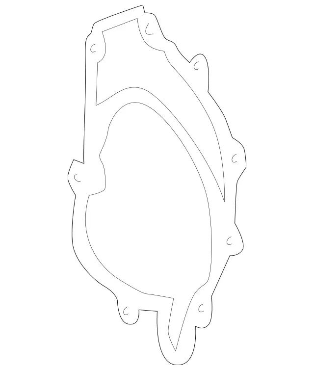 1192010380 - Cooling System: Water Pump Gasket for Mercedes-Benz Image