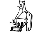 4L3Z17B983ABCP - : Bracket - Bumper Mounting for Ford Image