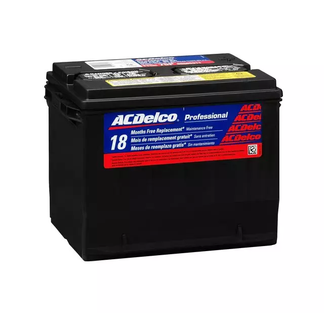 88865311 - Electrical: Battery for Chevrolet: Blazer, Cavalier, Malibu, S10, Silverado 1500, Silverado 1500 HD, Silverado 2500 HD, Suburban 1500, Tahoe | GMC: Sierra 1500, Sierra 1500 HD, Sierra 2500 HD, Sierra 3500, Yukon, Yukon XL 1500, Yukon XL 2500 | Pontiac: G6, Sunfire Image