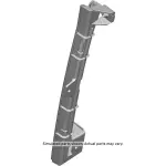 23317169 - : Rear Driver Side Door Window Channel Rear Retainer for GM Image