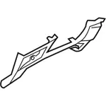 EM2Z5804459AB - : Lower Trim for Ford: Edge Image