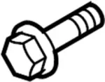 112107341 - Body: Radiator Support Bolt for Infiniti Image
