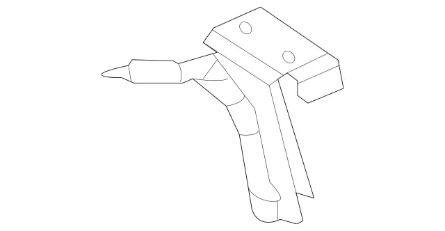 2548809802 - Attachment Parts: Retaining Hook for Mercedes-Benz: GLC300, GLC350e, GLC43 AMG, GLC63 AMG S E Performance, GLE350, GLE450, GLE450e, GLE53 AMG, GLE580, GLE63 AMG S, GLS450, GLS580, GLS63 AMG, Maybach GLS600 Image image