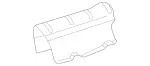 2206820971 - Exhaust System: Shielding for Mercedes-Benz: S430, S55 AMG Image