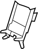 88630EG66E - Body: Seat Back Cover for Infiniti Image