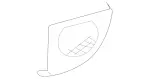 20372703889051 - Body: Speaker Cover for Mercedes-Benz Image