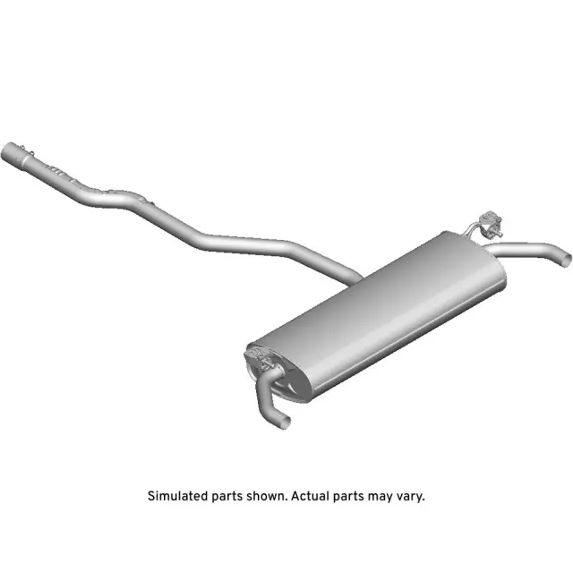 60009803 - : Muffler for Chevrolet: Trailblazer Image
