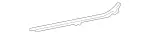 2088800412 - Body: Upper Rail for Mercedes-Benz Image