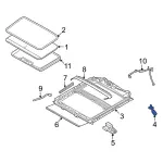 7E5Z54502P75A - Body: Frame Assembly Bracket for Ford: Fusion | Lincoln: MKZ, Zephyr | Mercury: Milan Image